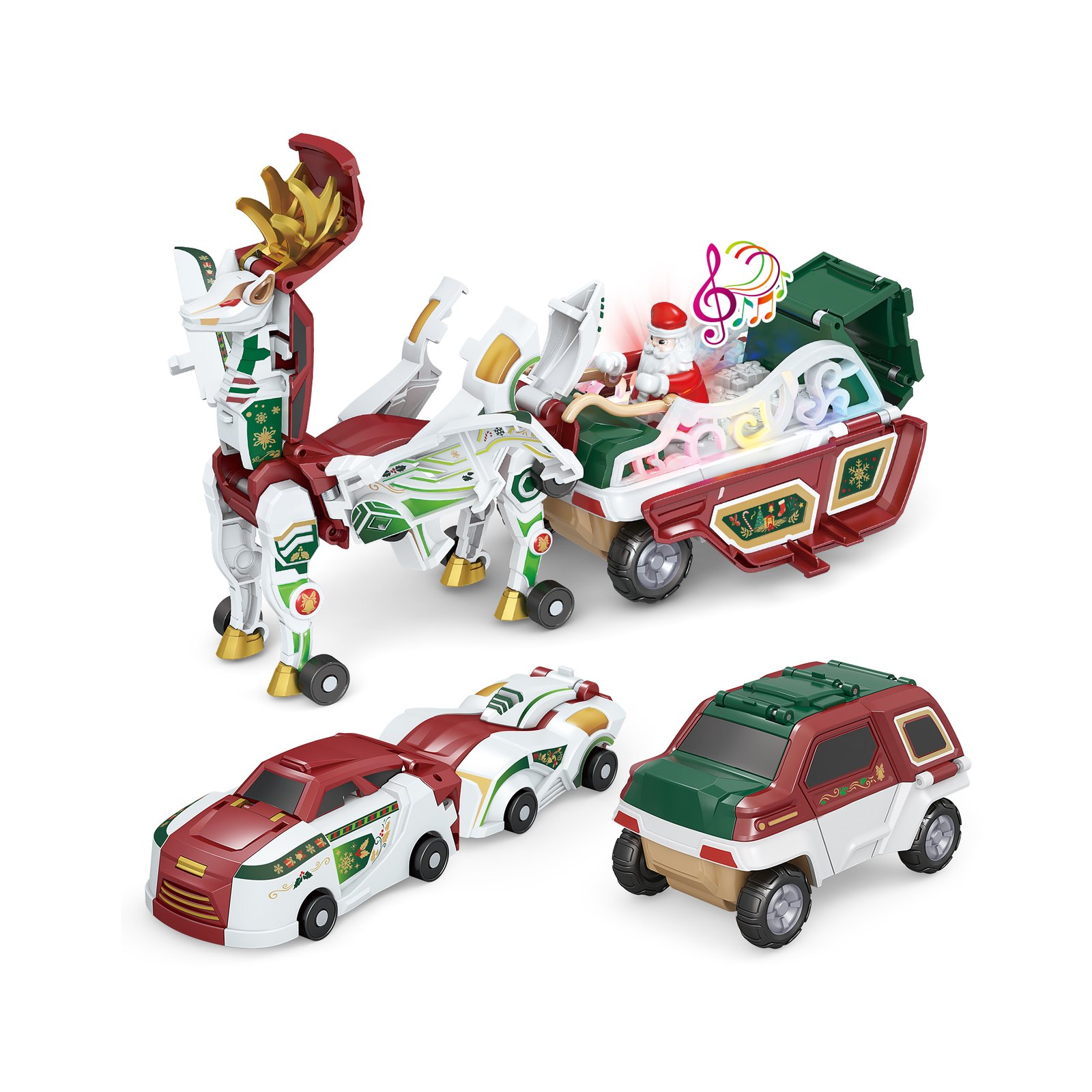 Afuafu 3-in-1 Transform Toy Cars
